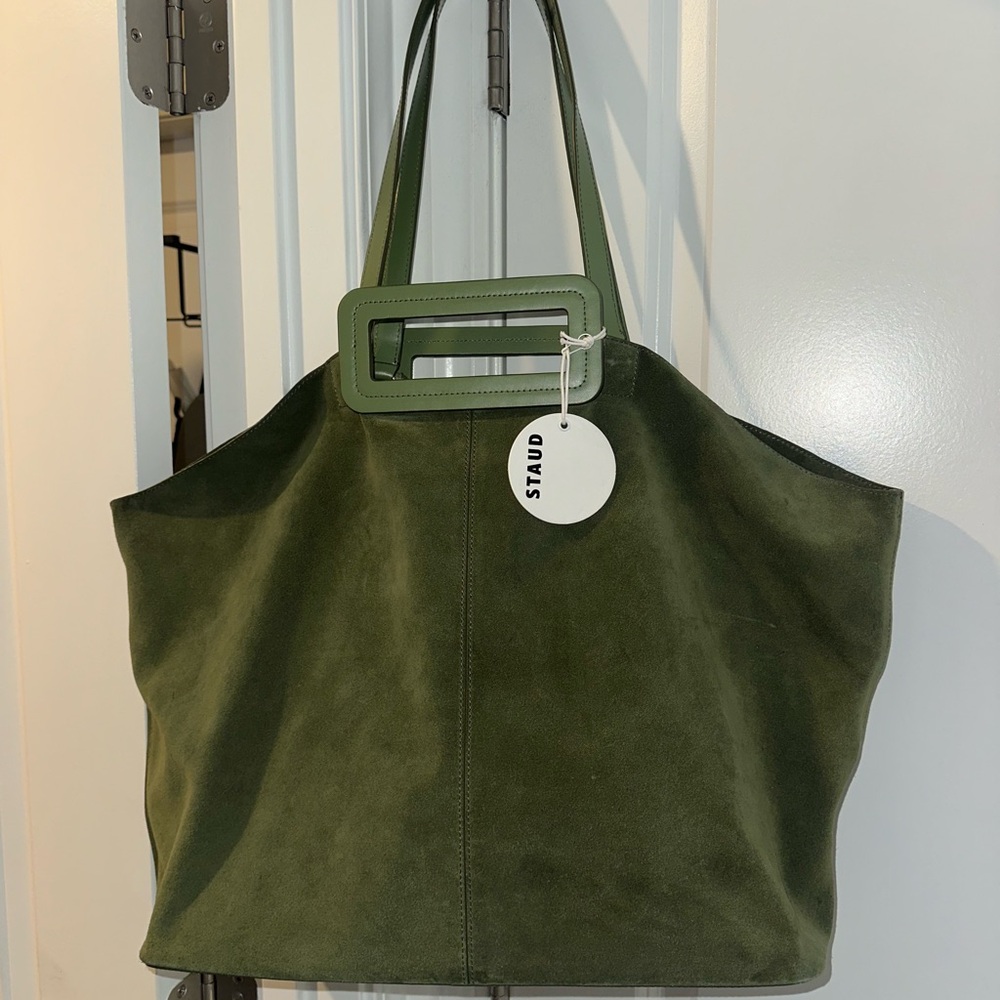 NWT STAUD Green Tote Bag